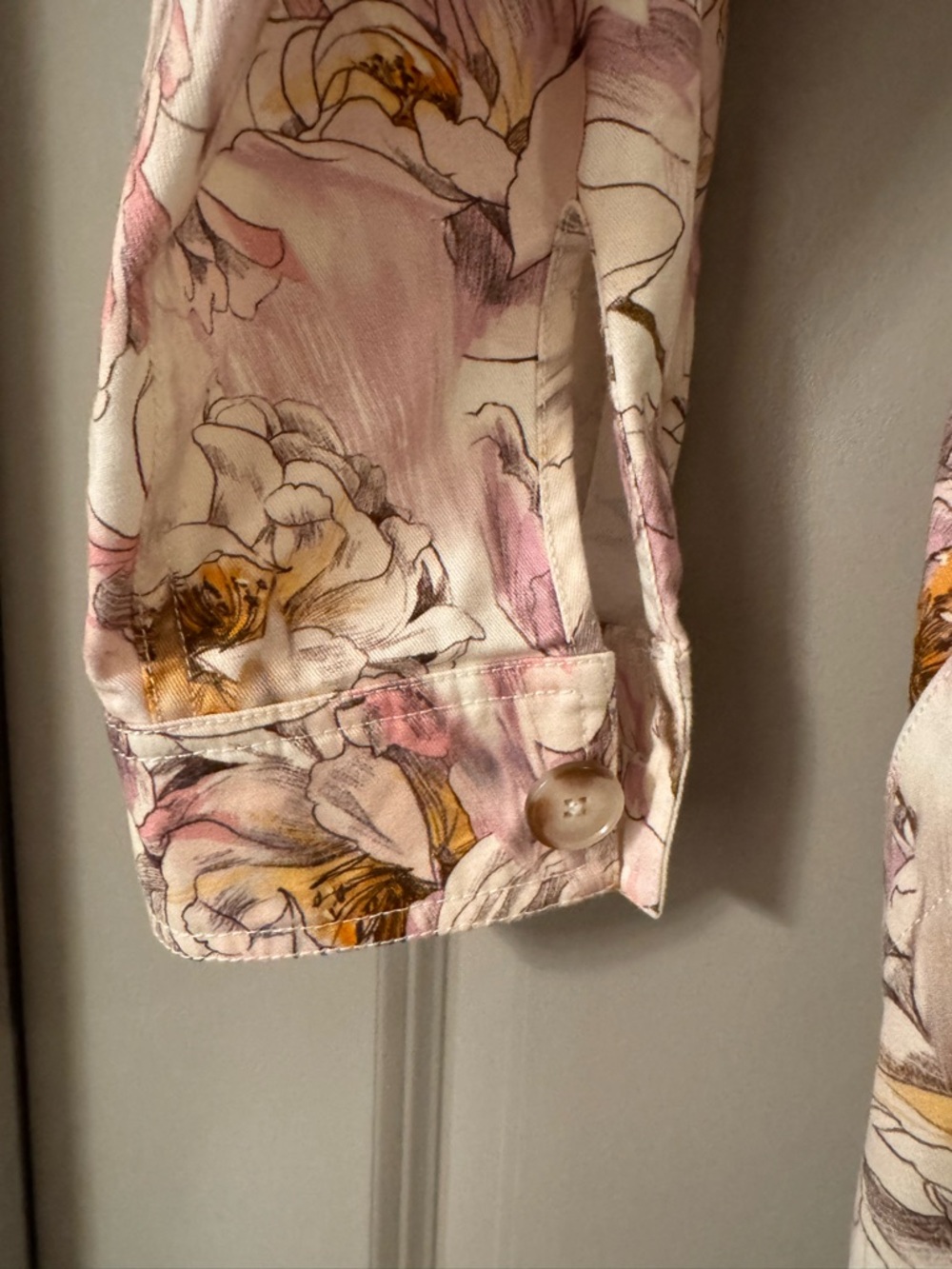 Rebecca Vallance Floral-Trim Utility Jumpsuit in Blush Size XS - Picture 11 of 13